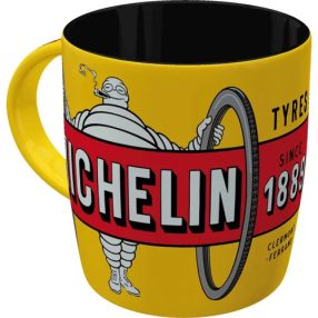 RETRO - Michelin – Pneumatiky Bibendum Yellow Mug