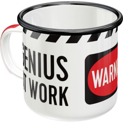RETRO Genius At Work Fém Bögre