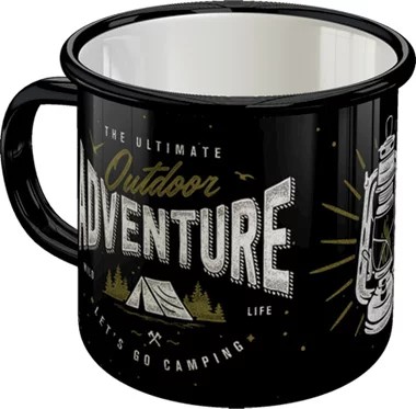 RETRO Outdoor Adventure - Fém Bögre