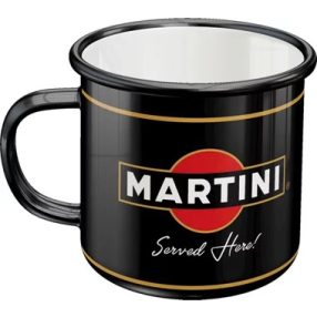 RETRO Martini - podávame tu - kovový hrnček