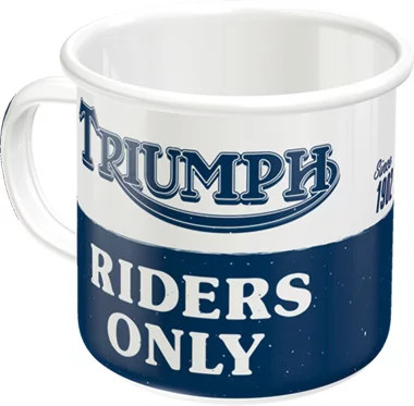 RETRO Triumph – Riders Only - Fém Bögre