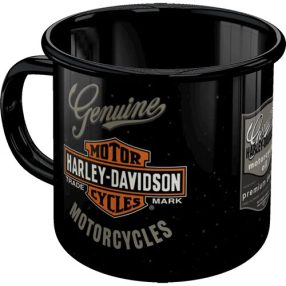   RETRO Harley-Davidson – Genuine Motorcycles – Fém bögre