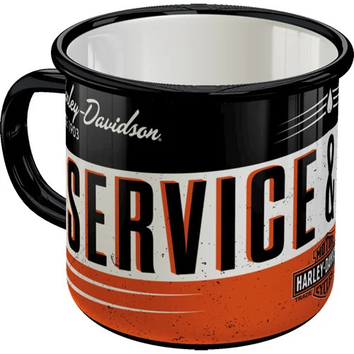RETRO Harley-Davidson – Service & Repair – Fém bögre