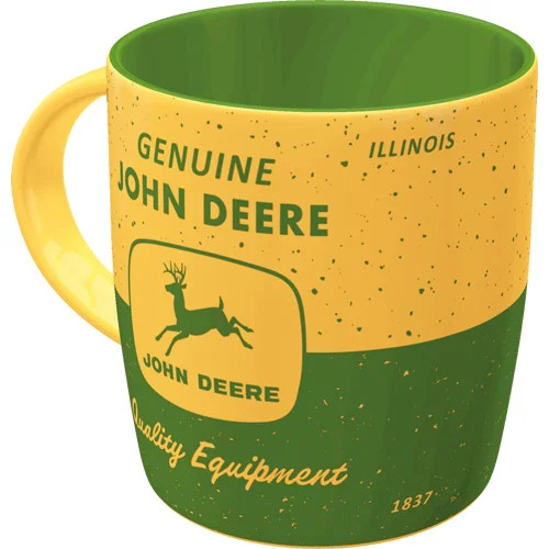 RETRO John Deere – Yellow green – Bögre