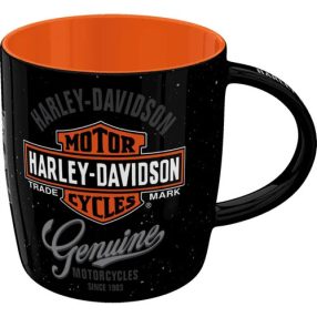 RETRO Harley-Davidson – Genuine Logo – Bögre