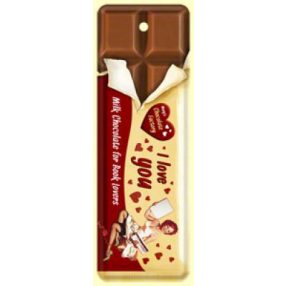 RETRO Milujem ťa - Čokoláda - Záložka