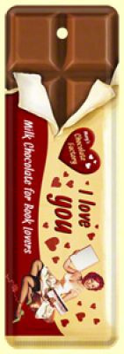 RETRO I love You - Chocolate - Könyvjelző