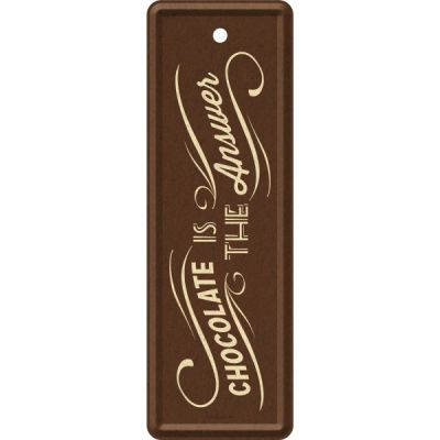 RETRO Chocolate Is The Answer - Könyvjelző