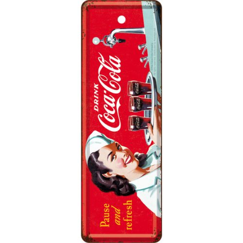 RETRO Coca - Cola Kellnerin - Könyvjelző