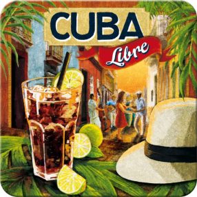 RETRO Cuba Libre Coaster