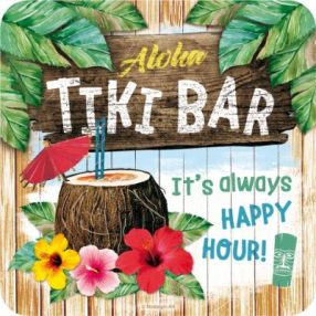 RETRO Tiki Bar - Tácka