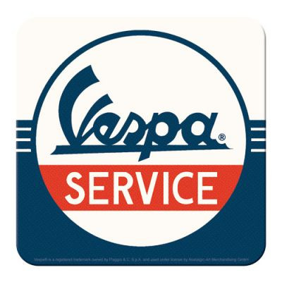  RETRO Vespa Service - Poháralátét