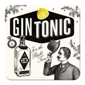 RETRO Gin Tonic - Tácka