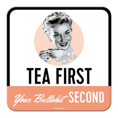  RETRO Tea First - Poháralátét