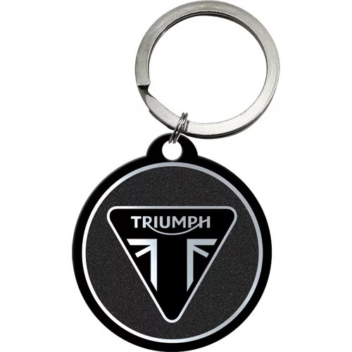 Motocykle RETRO Triumph - Logo - Kľúčenka