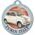 RETRO FIAT 500 – Turin Italy – Kulcstartó