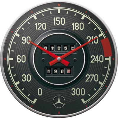 RETRO Mercedes Benz Tachometer Falióra