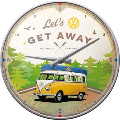 RETRO VW Bulli - Let's Get Away Falióra