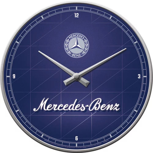 RETRO Mercedes Benz – Classic Blue – Falióra