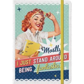 RETRO Stand Around Being Fantastic - Notebook RETRO Stand Around Being Fantastic - Notebook