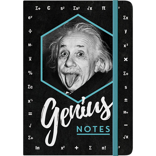 RETRO Einstein - Genius Notes - Jegyzetfüzet
