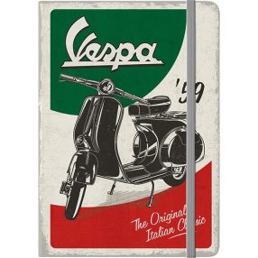 RETRO Vespa '59 - Originálny taliansky klasický notebook   RETRO Vespa '59 - Originálny taliansky klasický notebook