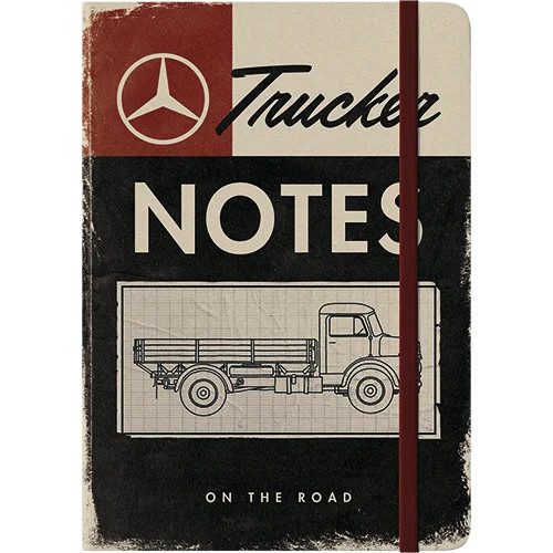 RETRO  Daimler Truck – Trucker Notes - Jegyzetfüzet