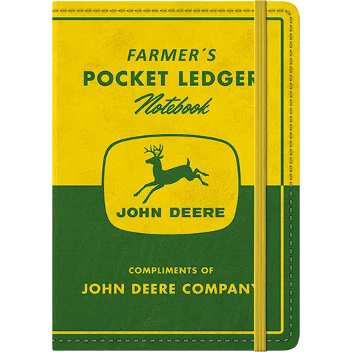 RETRO John Deere – Farmers Pocket Ledger - Jegyzetfüzet