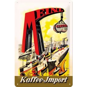 Meinl Kaffee Import - Fémtábla.