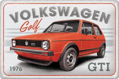 RETRO GOLF GTI - Volkswagen - Fémtábla