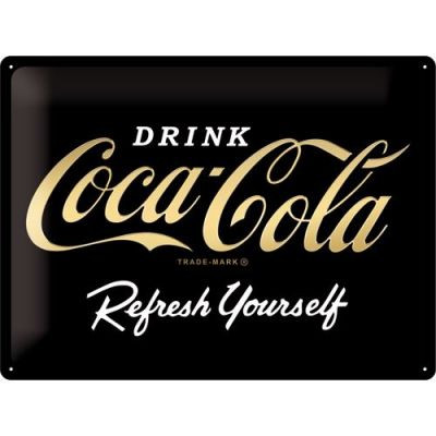 Coca Cola Gold Edition fémtábla