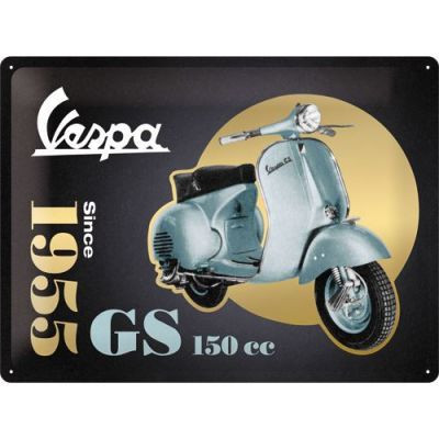 RETRO Vespa GS 150 CC - Gold Edition Fémtábla