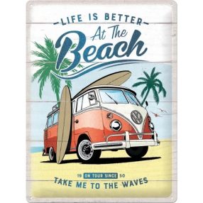 RETRO VW Bulli Beach – Special Edition – Fémtábla