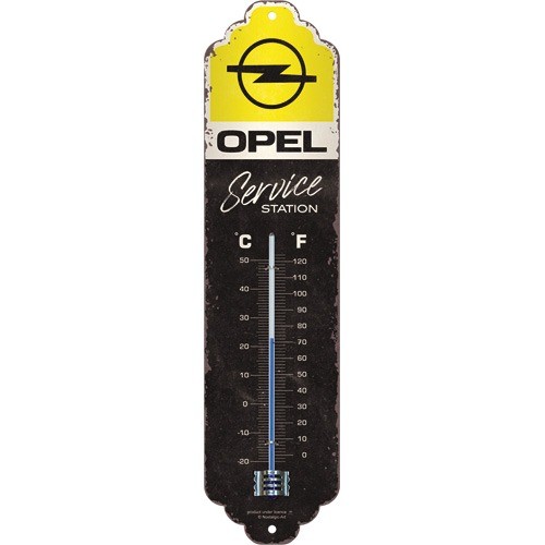 Opel Service Station - Fém Hőmérő