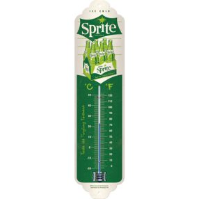 RETRO Sprite - Kovový teplomer