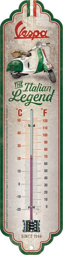  RETRO Vespa – Italian Legend – Fém hőmérő