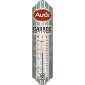 RETRO AUDI Garáž - Kovový teplomer