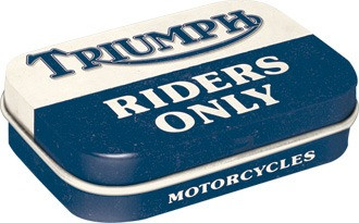 RETRO Triumph Riders Only – cukorka 