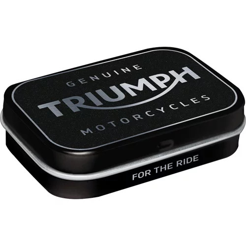 RETRO Triumph Motorcycles – Logo Silver –  Cukorka