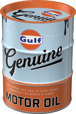 RETRO Gulf Genuine Motor Oil – Fémpersely