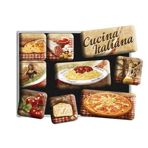  RETRO Cucina Italiana – Hűtőmágnes szett