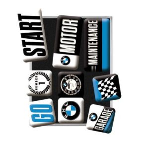 RETRO BMW Start - Sada magnetov