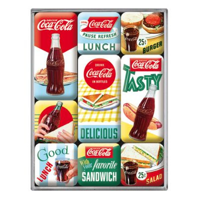 RETRO Coca Cola Delicious  - Mágnes szett