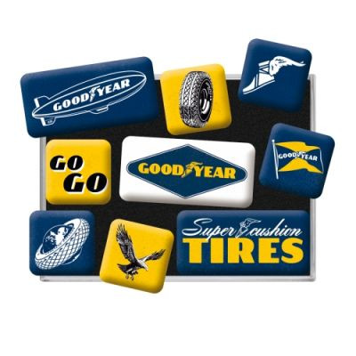 RETRO GoodYear Tires  - Mágnes szett