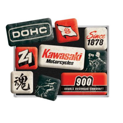 RETRO Kawasaki Motorcycles 1878 - Mágnes szett