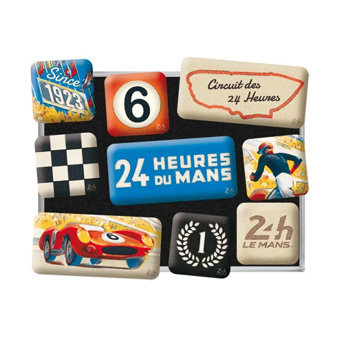 RETRO 24h Le Mans – Racing – Mágnes szett