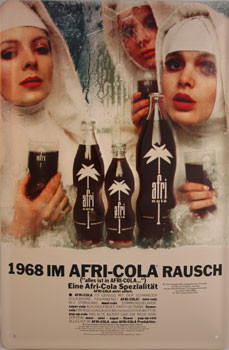 Afri Cola - Rausch - Fémtábla