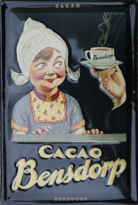 Bensdorp Cacao - Fémtábla 