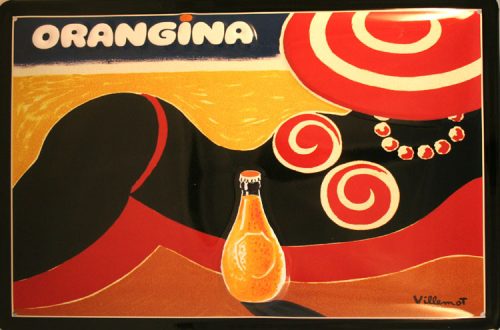 Orangina - Fémtábla