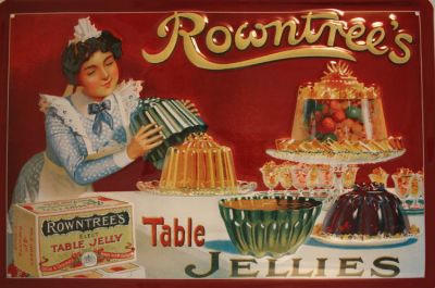Rowntrees Jellies - Fémtábla